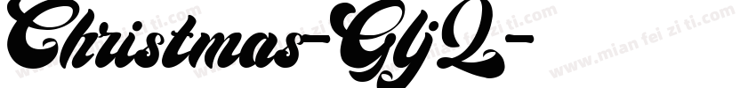 Christmas-GljZ字体转换