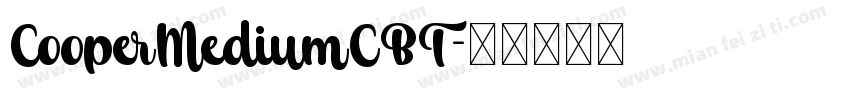 CooperMediumCBT字体转换