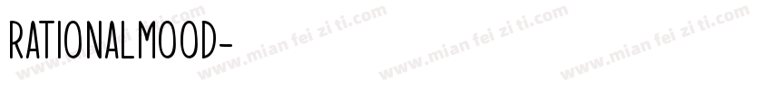 RationalMood字体转换