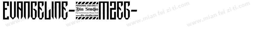 Evangeline-8MZeg字体转换