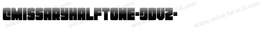 EmissaryHalftone-9DvZ字体转换