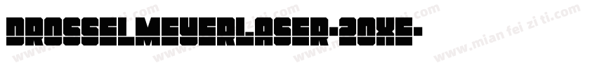 DrosselmeyerLaser-2oXe字体转换