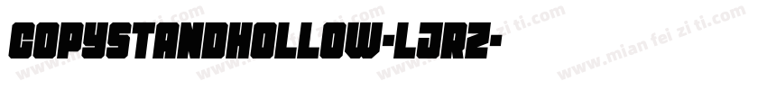 CopystandHollow-lJrZ字体转换