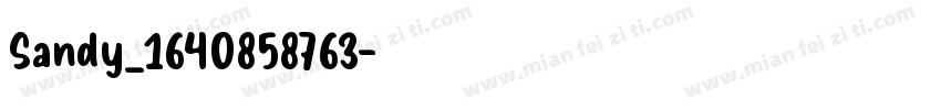 Sandy_1640858763字体转换