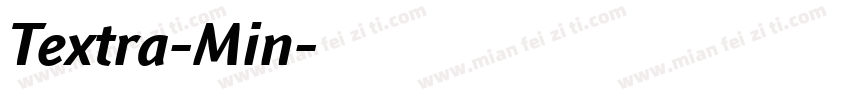 Textra-Min字体转换