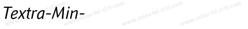 Textra-Min字体转换
