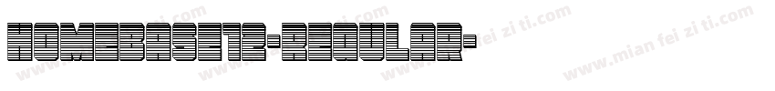 Homebase12-Regular字体转换