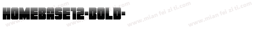Homebase12-Bold字体转换