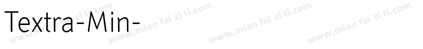 Textra-Min字体转换
