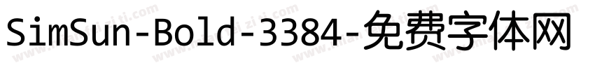 SimSun-Bold-3384字体转换