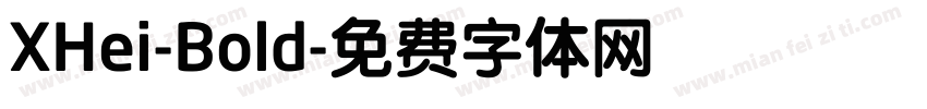 XHei-Bold字体转换