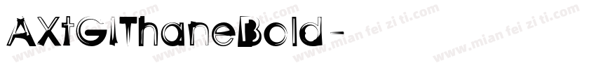 AXtGIThaneBold字体转换