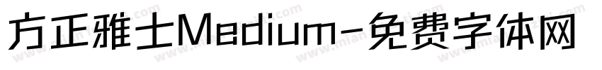 方正雅士Medium字体转换