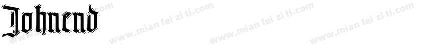 Johnend字体转换