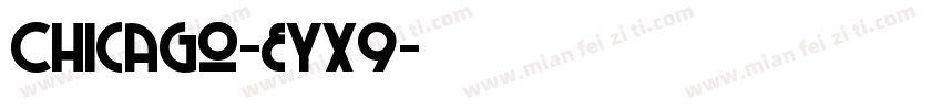 Chicago-EYx9字体转换