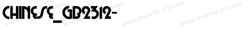 chinese_gb2312字体转换
