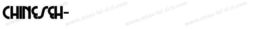 chineseh字体转换