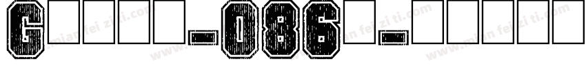 Gamer-O86p字体转换