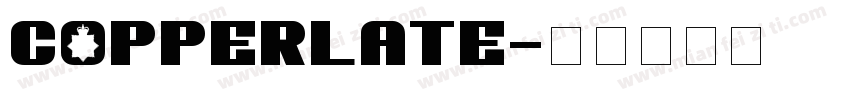 copperlate字体转换