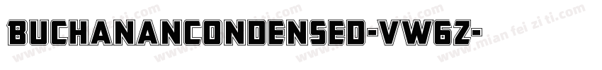 BuchananCondensed-vW6Z字体转换
