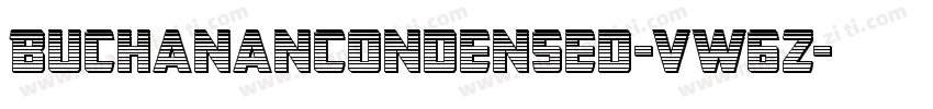 BuchananCondensed-vW6Z字体转换