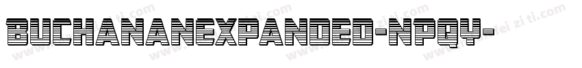 BuchananExpanded-nPqY字体转换