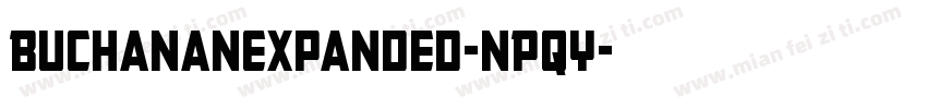 BuchananExpanded-nPqY字体转换