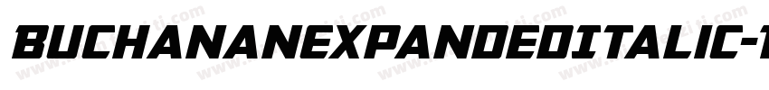 BuchananExpandedItalic-137Z字体转换