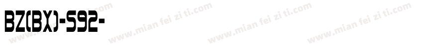 BZ(BX)-S92字体转换