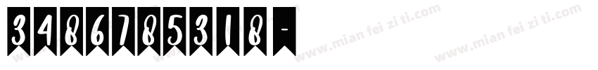 3486785318字体转换