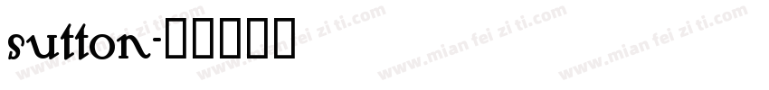 sutton字体转换