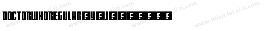 DoctorWhoRegular-Y0j2字体转换