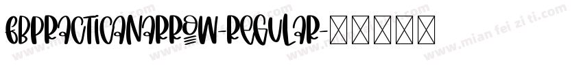 FbPracticaNarrow-Regular字体转换