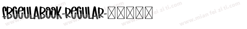 FbGeulaBook-Regular字体转换