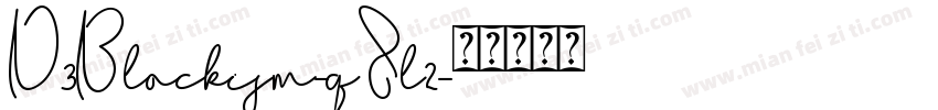 D3Blockism-qZl2字体转换
