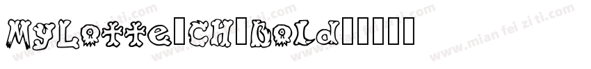 MyLotte_CH_Bold字体转换