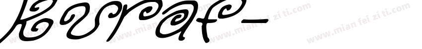 kuraf字体转换