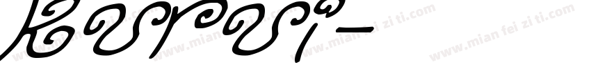 kurui字体转换