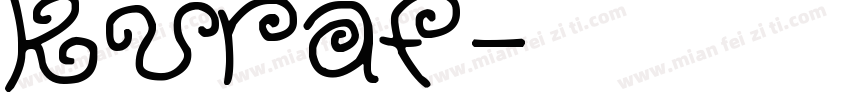 kuraf字体转换