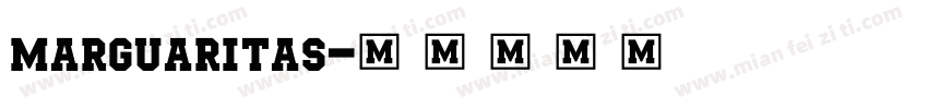 marguaritas字体转换