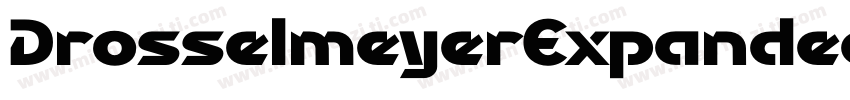 DrosselmeyerExpandedItalic-BJy8字体转换