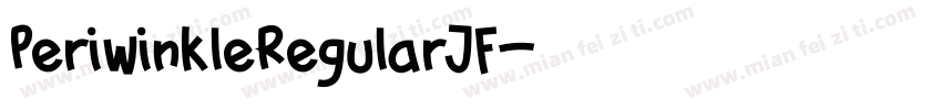 PeriwinkleRegularJF字体转换
