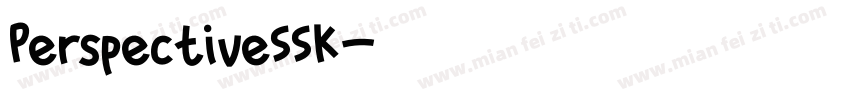 PerspectiveSSK字体转换