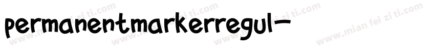 permanentmarkerregul字体转换