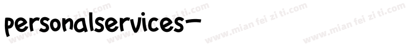 personalservices字体转换