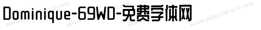 Dominique-69WD字体转换