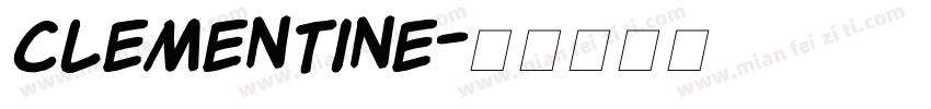 Clementine字体转换