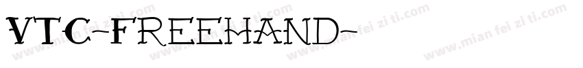 VTC-Freehand字体转换