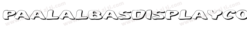PaalalbasDisplayCon字体转换
