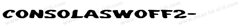 Consolaswoff2字体转换